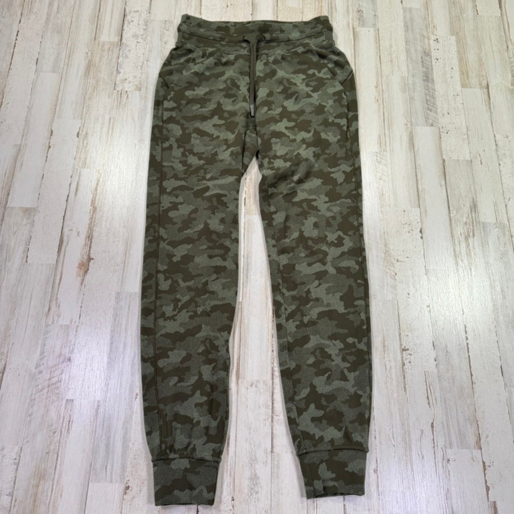 Lululemon Ready to Rulu Jogger Women 4 Green Heritage Camo Dark Olive W5DA4S 29"